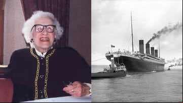 Millvina Dean e o RMS Titanic - Foto por Stephen Daniels via Wikimedia Commons / Domínio Público via Wikimedia Commons