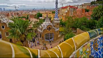 Parque Güell, cartão-postal de Barcelona - Licença Creative Commons via Flickr