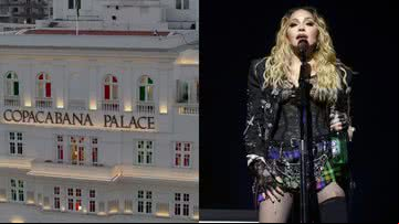 O hotel Copacabana Palace e a cantora Madonna - Getty Imagens