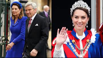 Michael e Carole Middleton e afilha, a princesa de Gales, Kate Middleton - Getty Imagens
