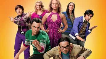 Elenco de "The Big Bang Theory" em pôster - Divulgação