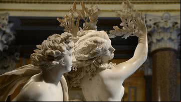 Escultura de Dafne e Apolo por Bernini - Alvesgaspar via Wikimedia Commons