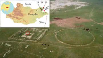Enterro pré-mongol foi encontrado por arqueólogos - Divulgação/Dan Golan