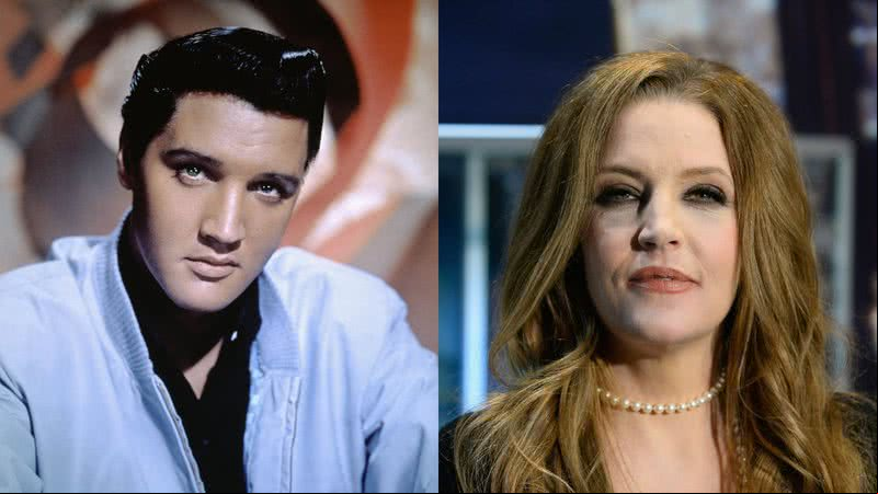 Elvis Presley e Lisa Marie Presley - Getty Images