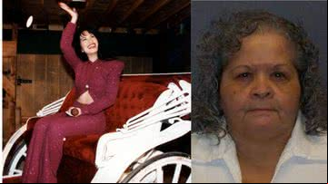 Selena Quintanilla-Pérez, morta a tiros em 1995, e a assassina Yolanda Saldivar - Getty Images; reprodução