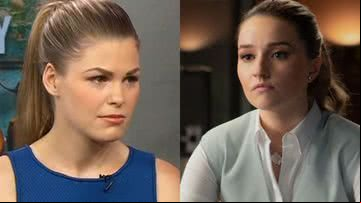 Belle Gibson (à esq.) e cena da série Vinagre de Maçã (à dir.) - Divulgação/Netflix e arquivo pessoal