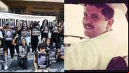 Jovens cobram justiça por Rubens Paiva em protesto - Reprodução/Instagram e Memórias da Ditadura