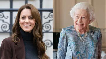 Kate Middleton e rainha Elizabeth - Getty Images