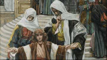 Obra de 1850 de James Tissot retrata Jesus com 12 anos - Wikimedia Commons via Domínio Público