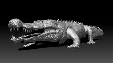 Reconstituição em 3D do Deinosuchus - Getty Images