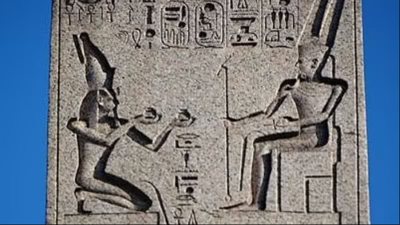 Inscrições do Obelisco de Luxor, em Paris - J. G. Olette-Pelletier
