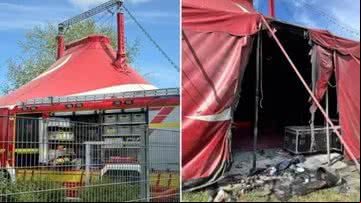 Cuspidor de fogo incendiou tenda de circo com 113 crianças dentro - Reprodução/Facebook/Prefeitura de Aldenhoven