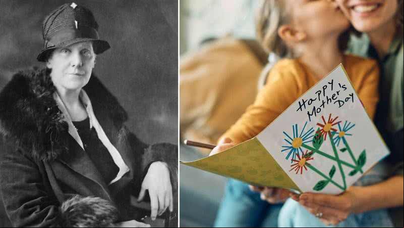 Anna Jarvis e imagem ilustrativa - Getty Images