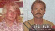 Montagem mostrando possível jovem morto por Randy Kraft, e foto do serial killer norte-americano - Divulgação/ Condado de Orange e Domínio Público