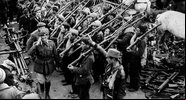 Tropas de Franco durante o fim do conflito - Getty Images