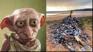 Dobby, o elfo doméstico de Harry Potter e o seu curioso 'túmulo' - Divulgação/ Warner Bros. Pictures e Divulgação/Vídeo/Youtube