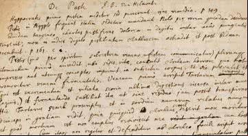 Um trecho do manuscrito contendo a bizarra receita - Divulgação