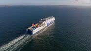 Fotografia meramente ilustrativa de embarcação da empresa dona da balsa - Divulgação/ Stena Line